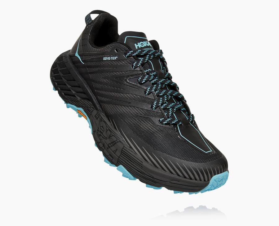 Zapatillas Trail Hoka One One Mujer - Speedgoat 4 Gore-Tex - Negras - SUA596830